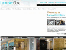 Tablet Screenshot of lancasterglasstx.net